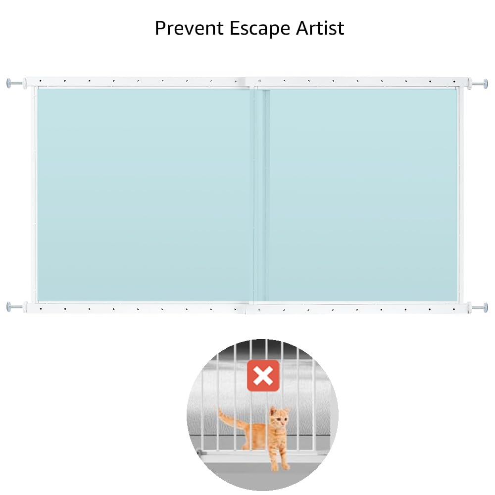 Clear Pet Window Guard, 29" Tall Acrylic Safety Barrier J15607