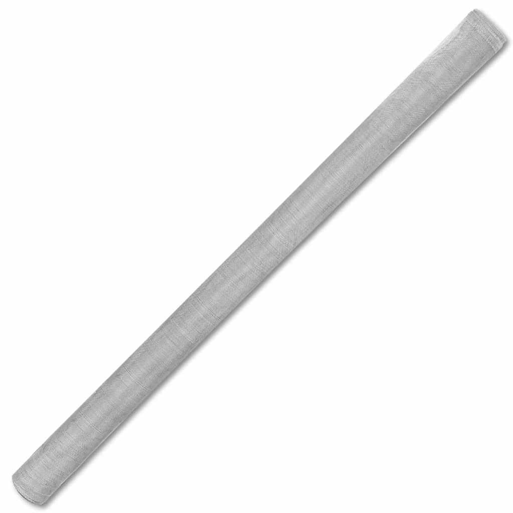 Aluminum Mesh Screen 39.4x196.9 Inches Silver Z576748