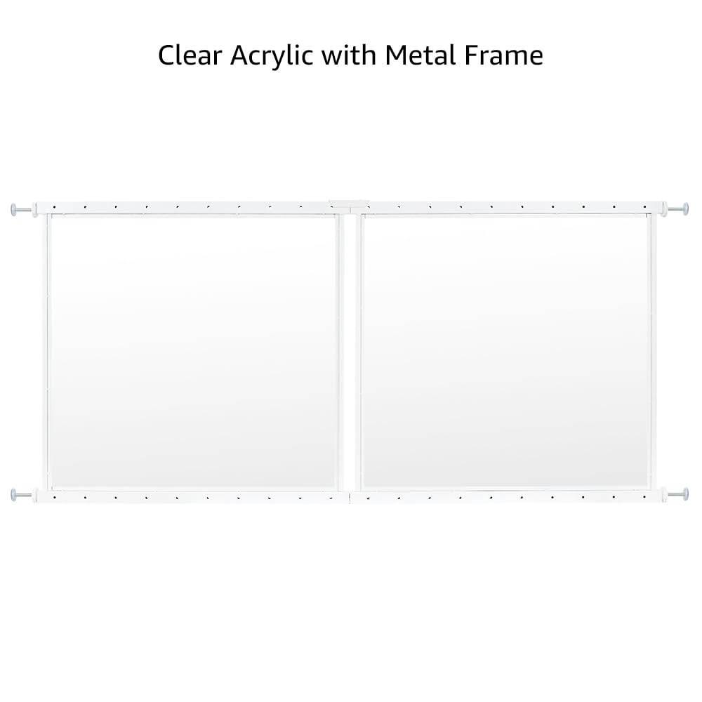 Clear Pet Window Guard, 29" Tall Acrylic Safety Barrier J15607