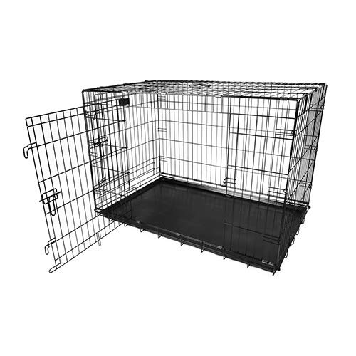 48 Inch Folding Metal Pet Cage with Tray M126610