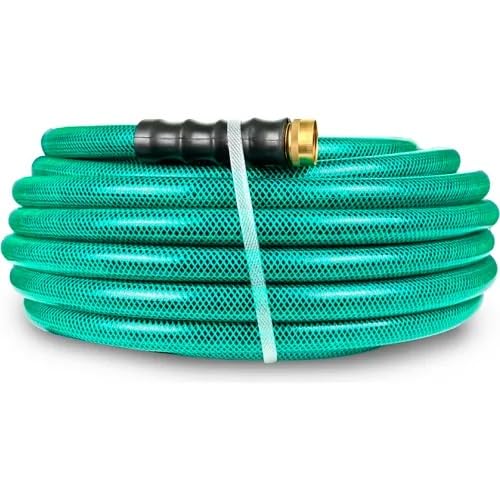 3/4 Inch x 100 Foot Hot Water Rubber Water Hose with GHT Fittings U809426