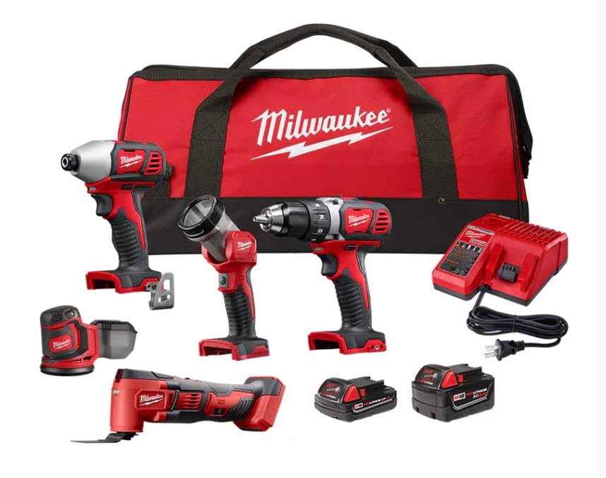 M18 18V Lithium-Ion Cordless 5 Piece Combo Kit L44221
