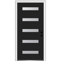 Exterior Single Door Steel 36" x 80" 5-Lite Left-Hand Inswing M5413