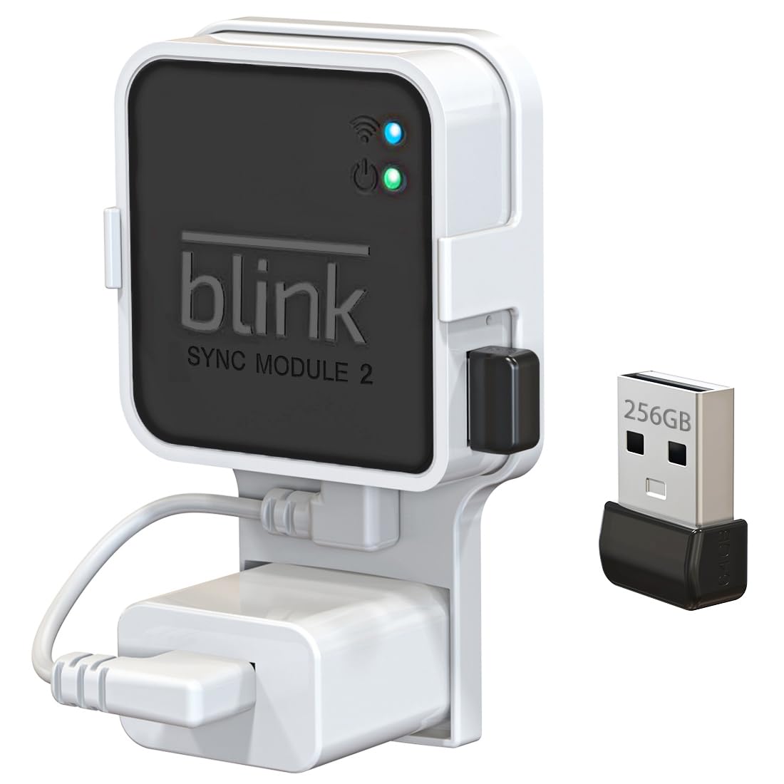 256GB USB Flash Drive with Outlet Wall Mount X7127