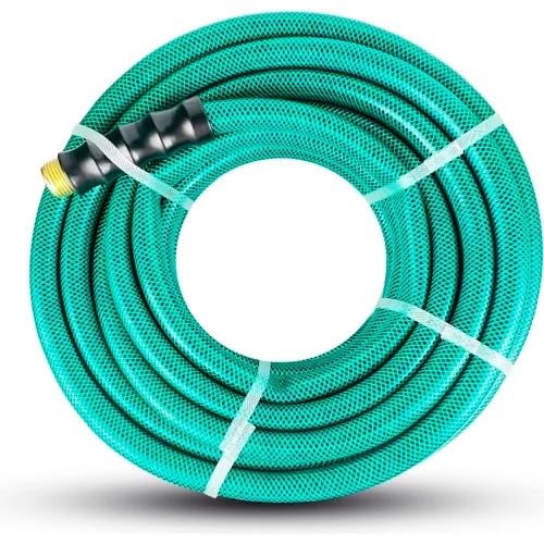3/4 Inch x 100 Foot Hot Water Rubber Water Hose with GHT Fittings U809426