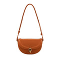 Small Vintage Leather Crossbody Saddle Bag B6229