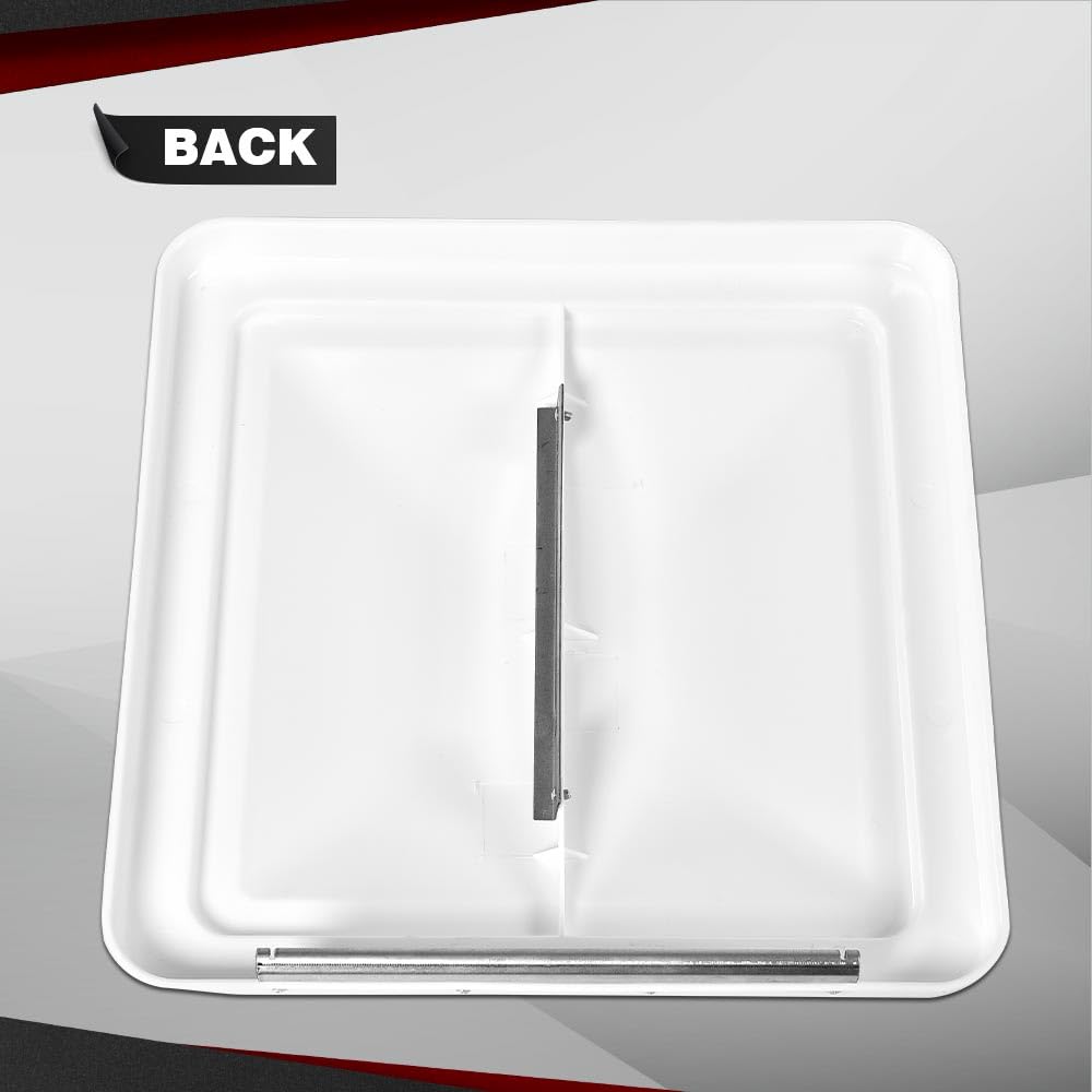 14" x 14" Replacement Roof Vent Cover 3PCS White U350418