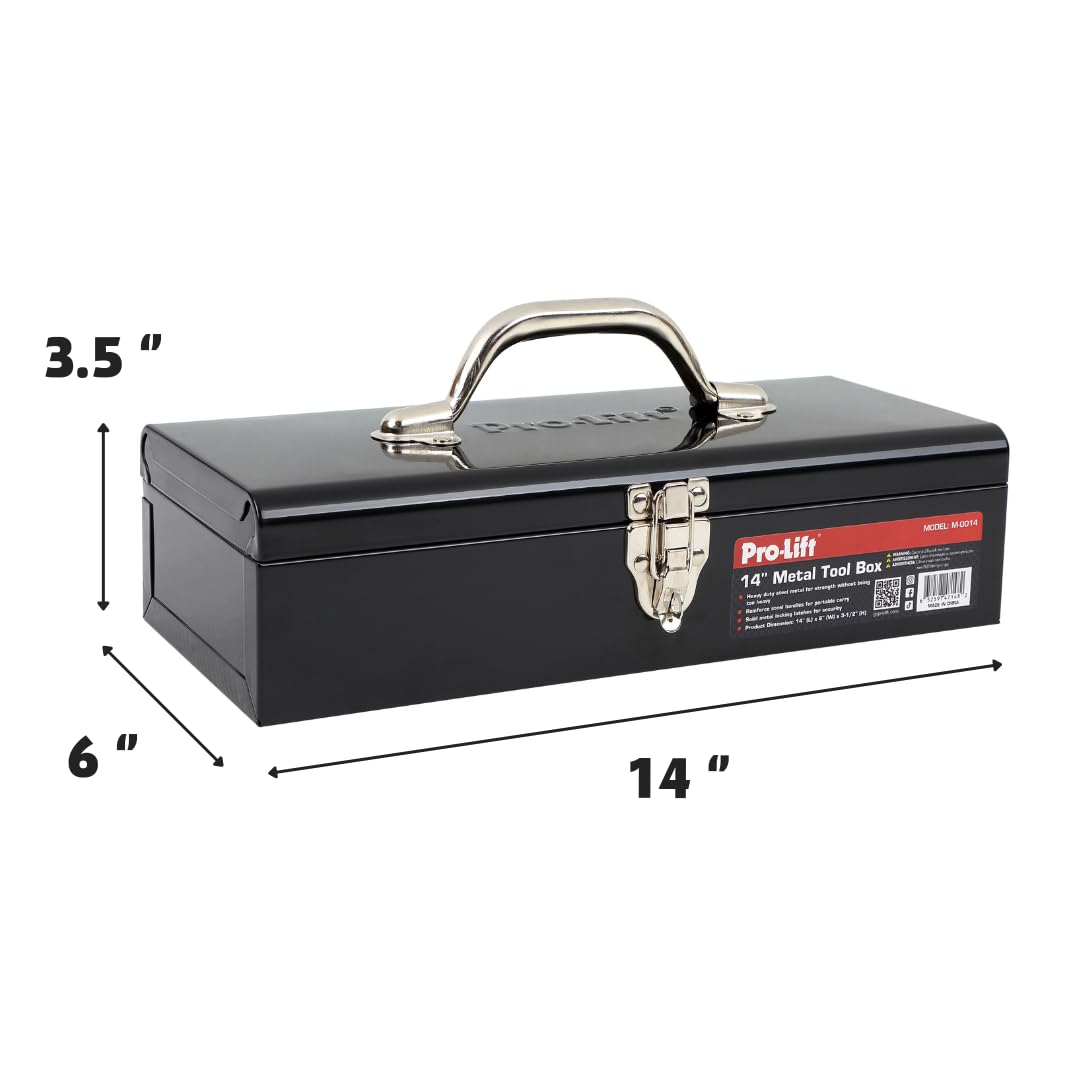 14-inch Metal Tool Box with Handle C278316