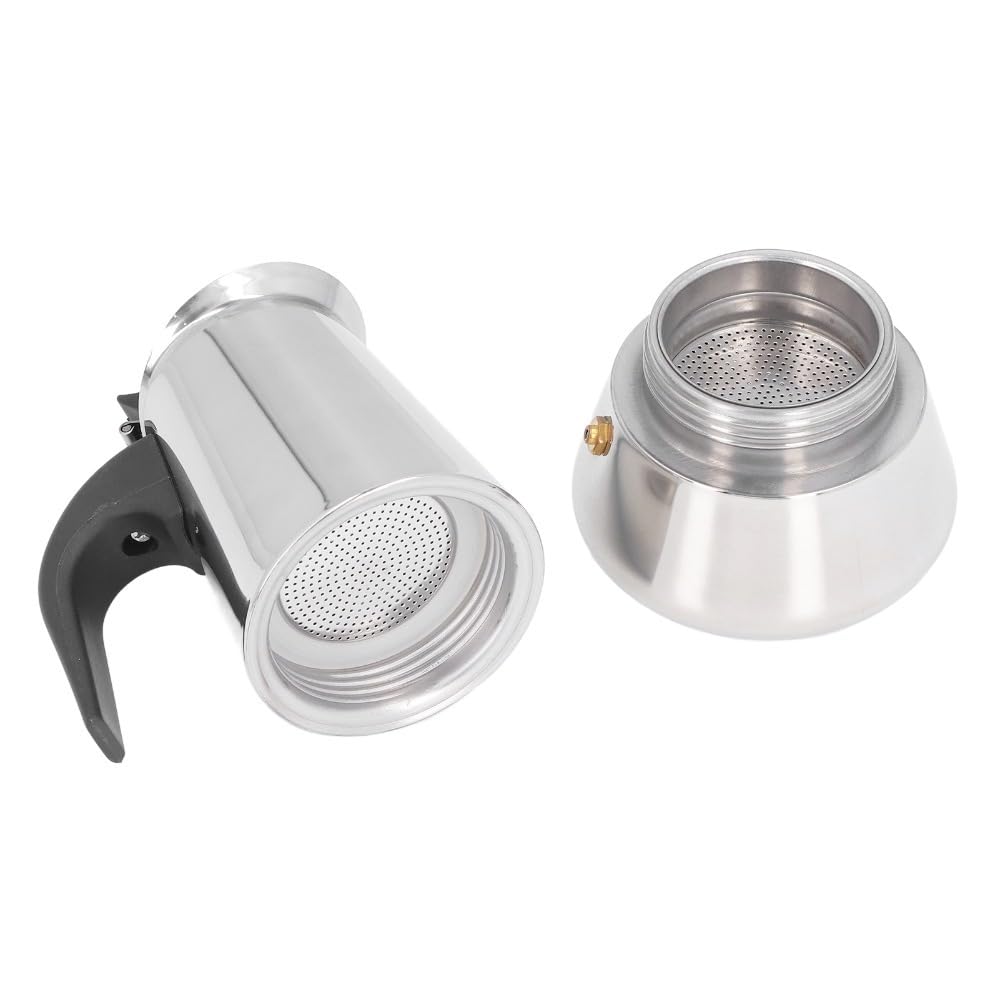 4 Cup Stainless Steel Stovetop Moka Pot W482