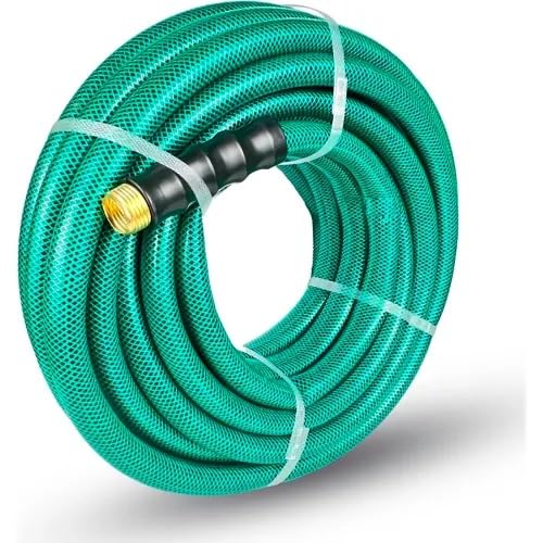 3/4 Inch x 100 Foot Hot Water Rubber Water Hose with GHT Fittings U809426