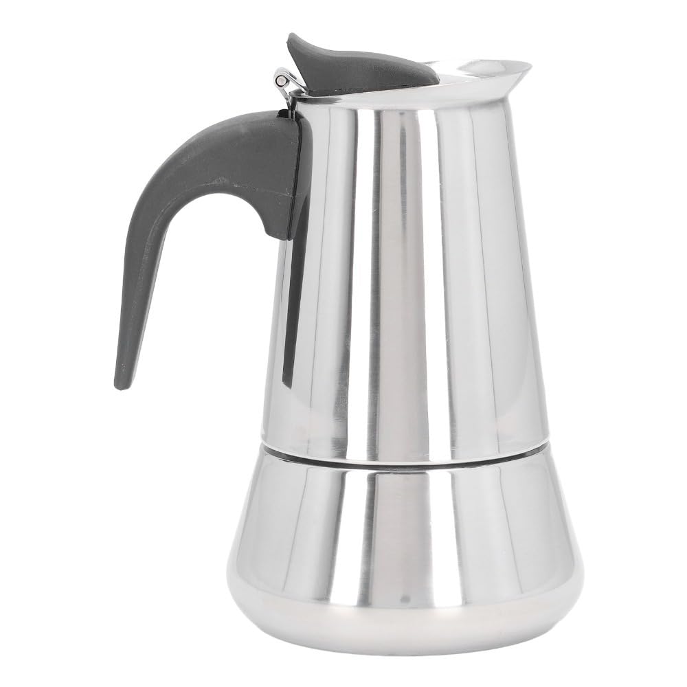 4 Cup Stainless Steel Stovetop Moka Pot W482
