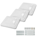 14" x 14" Replacement Roof Vent Cover 3PCS White U350418