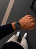 Black Gold Stainless Steel Quartz Watch N523