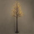 8 Feet Artificial Willow Lighted Twig Tree with 240 Warm White Lights U8263