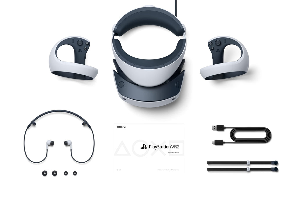 White VR2 Headset and Controllers L2435