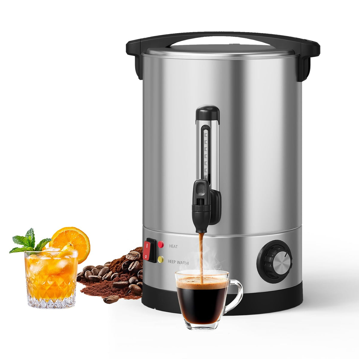 10L Stainless Steel Commercial Coffee Urn U351