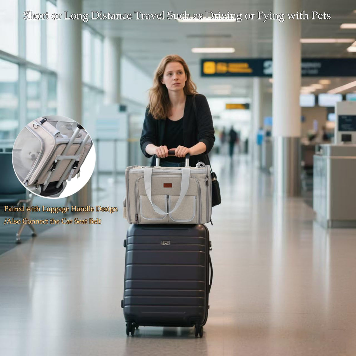 Expandable Airline Approved Cat Carrier Bag E336820