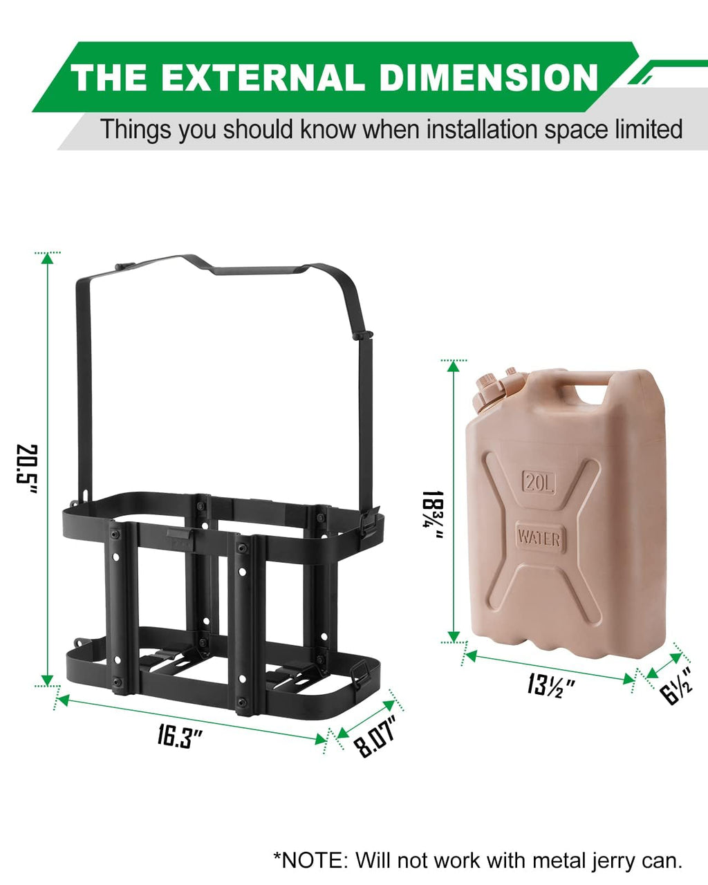 5 Gallon Water Container Holder Mount A931255