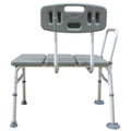 Bath Shower Transfer Bench with Backrest & Padded Armrest B551868