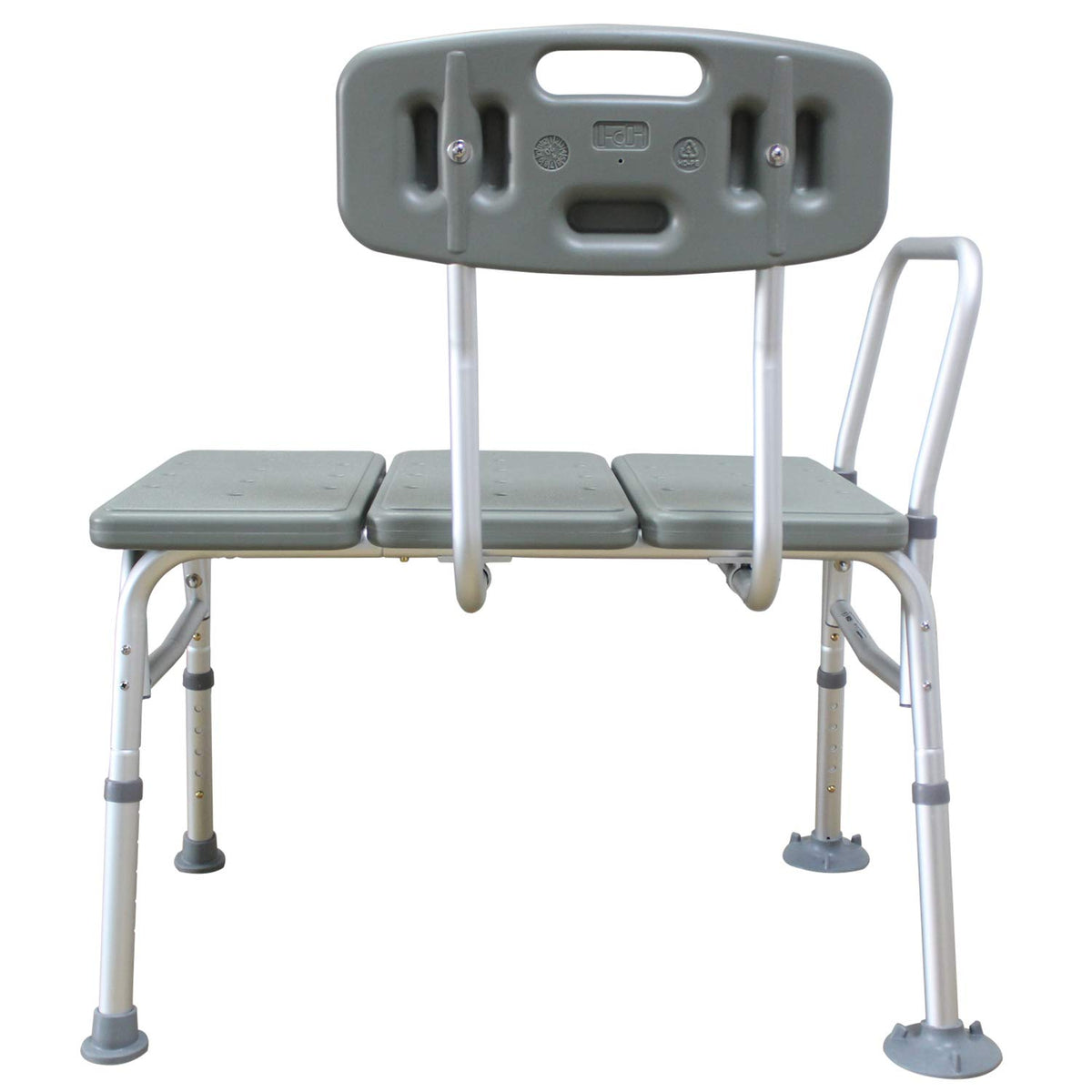 Bath Shower Transfer Bench with Backrest & Padded Armrest B551868