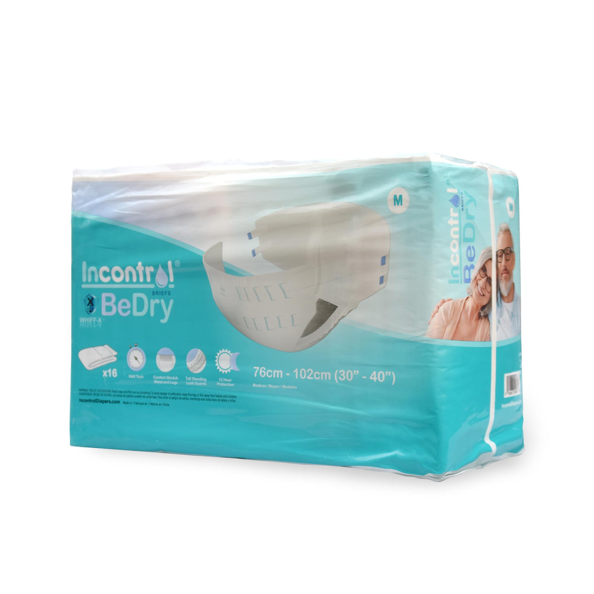 Medium 16 Count Maximum Absorbency Incontinence Briefs Q845