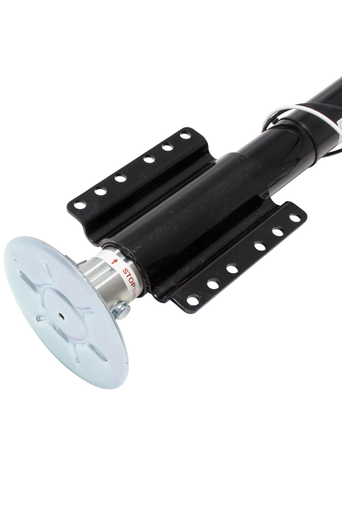 Electric A-Frame Tongue Jack with Side-Mount LED Work Light, 3,650 lbs. Capacity, Black S477