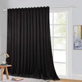 Black Velvet Curtains 1 Panel Y220280