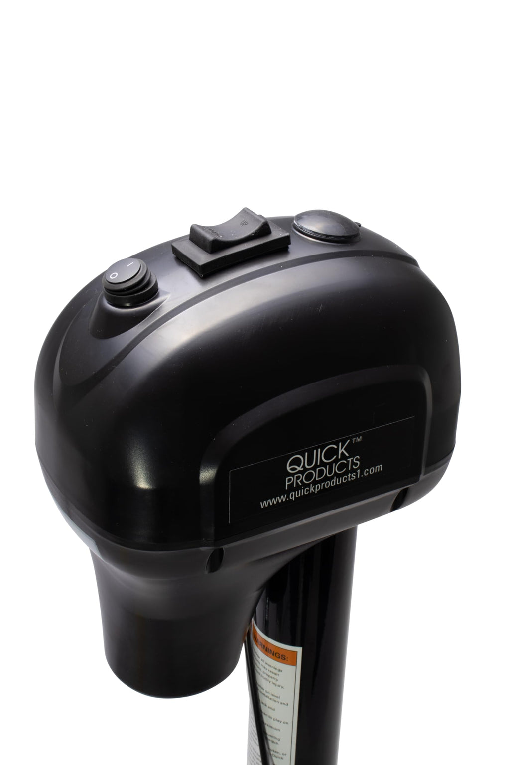 Electric A-Frame Tongue Jack with Side-Mount LED Work Light, 3,650 lbs. Capacity, Black S477