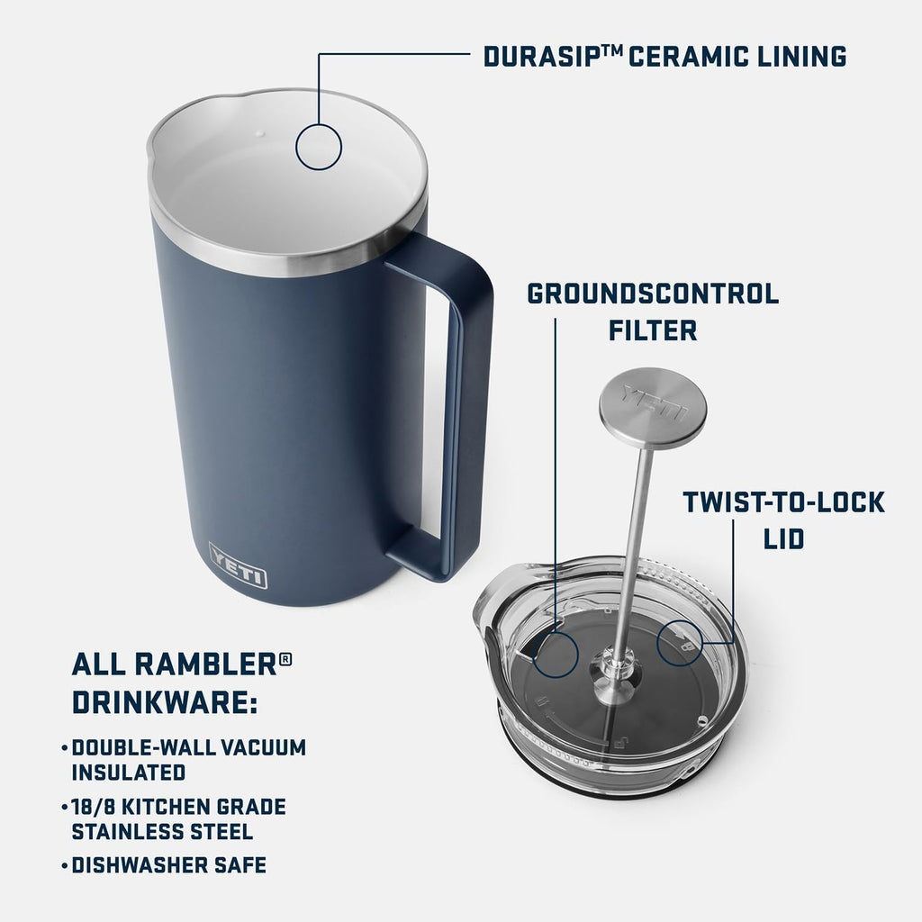 64 oz French Press Coffee Maker V6825