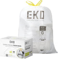 21 Gallon 60 Count Drawstring Unscented Trash Bags Q434