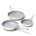 Non-Stick Ceramic Coated Fry Pan Trio, 8", 10.5", & 12" T1725