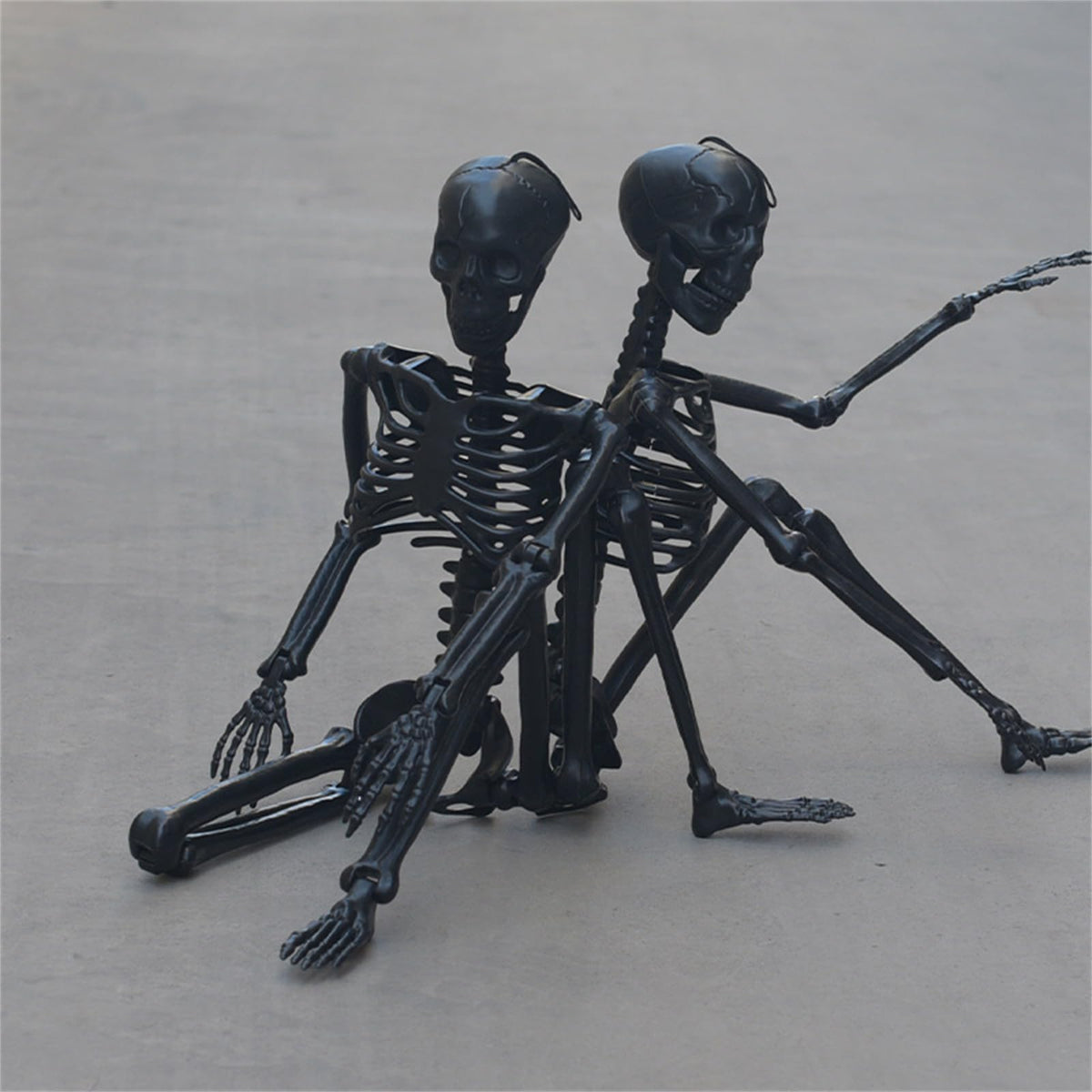 Halloween Human Skeleton Decorations, 35.4" Posable Full Body Skeleton Z90741