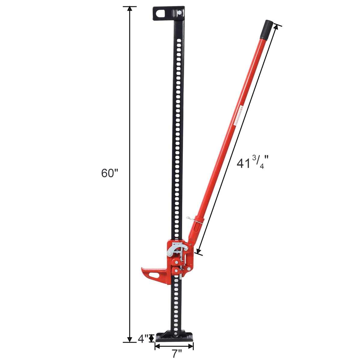 60" 7000 lbs Capacity Red Utility Farm Jack G21267
