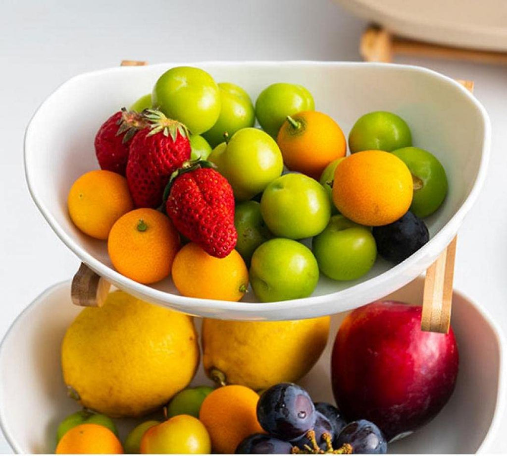 3 Tier Ceramic Fruit Basket Stand D38633