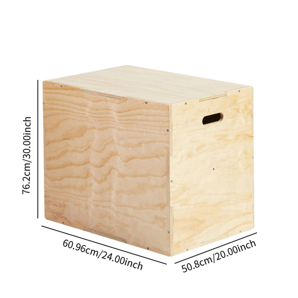 Wooden Plyo Box 3 in 1 M3326