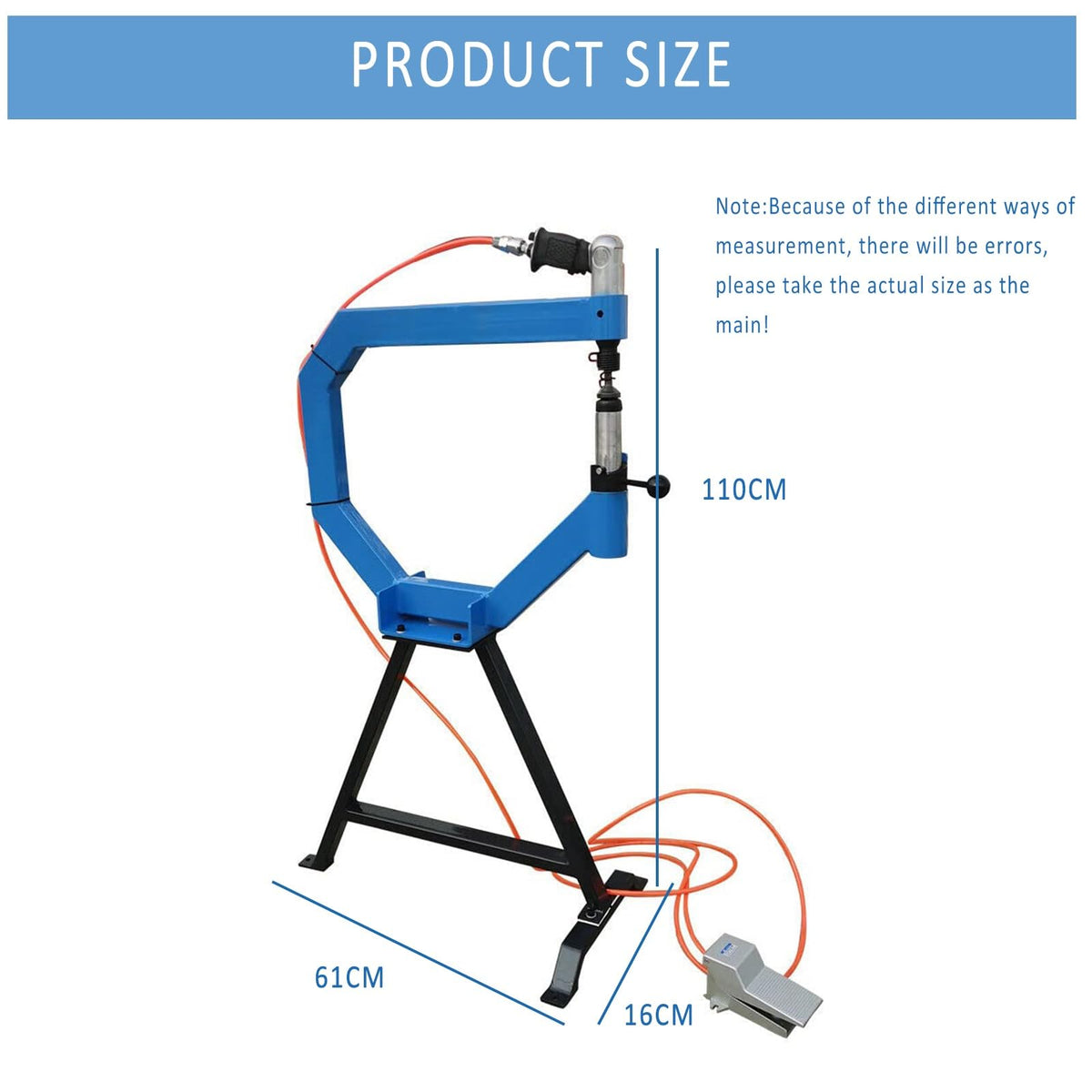 Pneumatic Planishing Hammer with Anvil and Pedal O995
