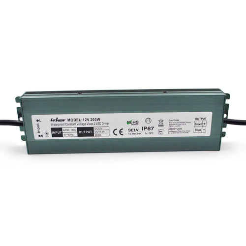 2 Pack 12V 200W Waterproof IP67 LED Driver W22404