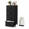 4 Drawer Fabric Storage Tower with Steel Frame J930