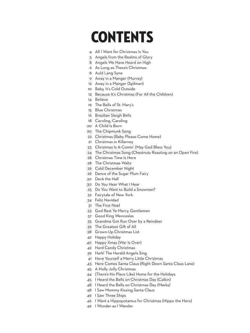 Christmas Songs for Alto Sax Sheet Music Collection W797229
