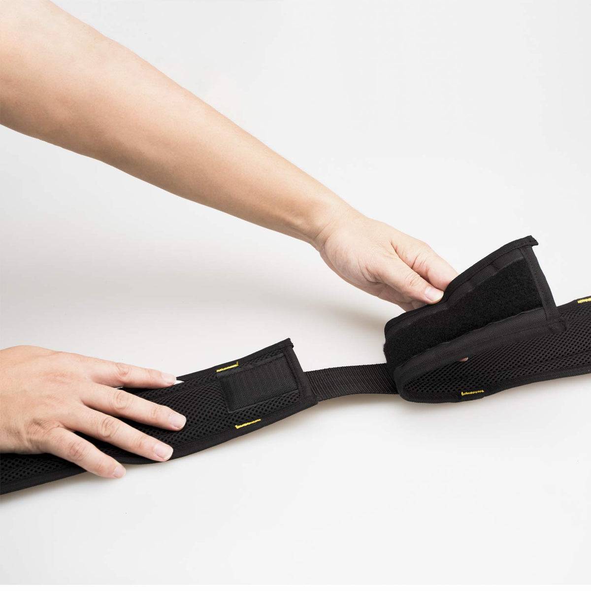 2-Inch Padded Tool Belt with 4 D-Rings Heavy Duty Double Metal Roller Buckle X569