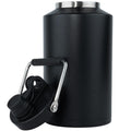 One Gallon 128oz Stainless Steel Insulated Water Bottle with Handle, Black K354