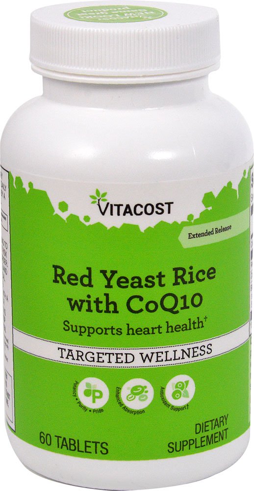 Red Yeast Rice 1200 mg CoQ10 60 Tablets P9632