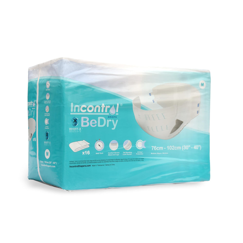 Medium 16 Count Maximum Absorbency Incontinence Briefs Q845