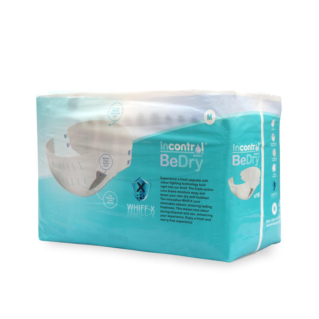 Medium 16 Count Maximum Absorbency Incontinence Briefs Q845