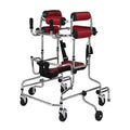 Folding Height-Adjustable Pediatric Walker with Stainless Steel Frame W88774