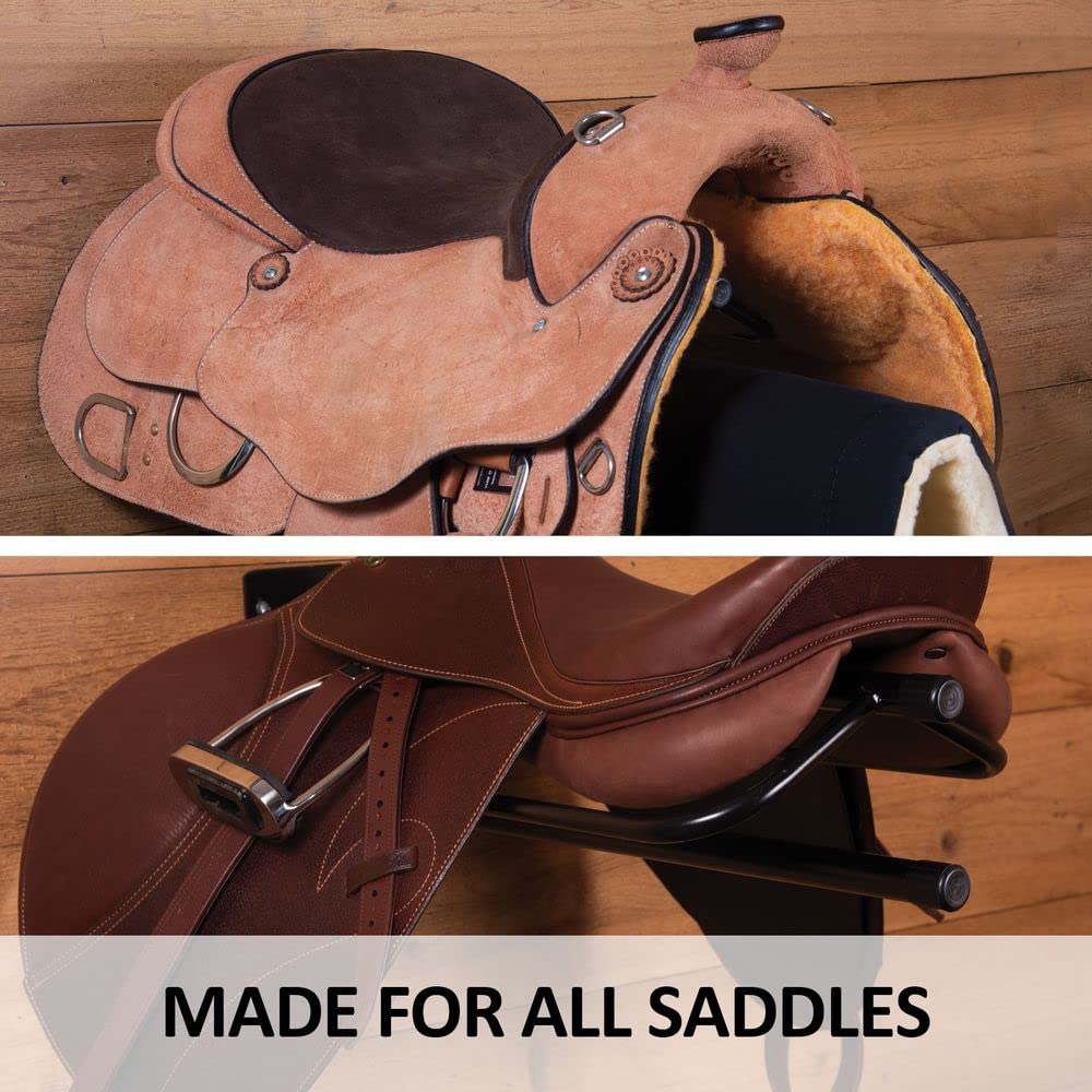 Heavy-Duty Wall Mount Saddle Rack with Pad Bar N71399