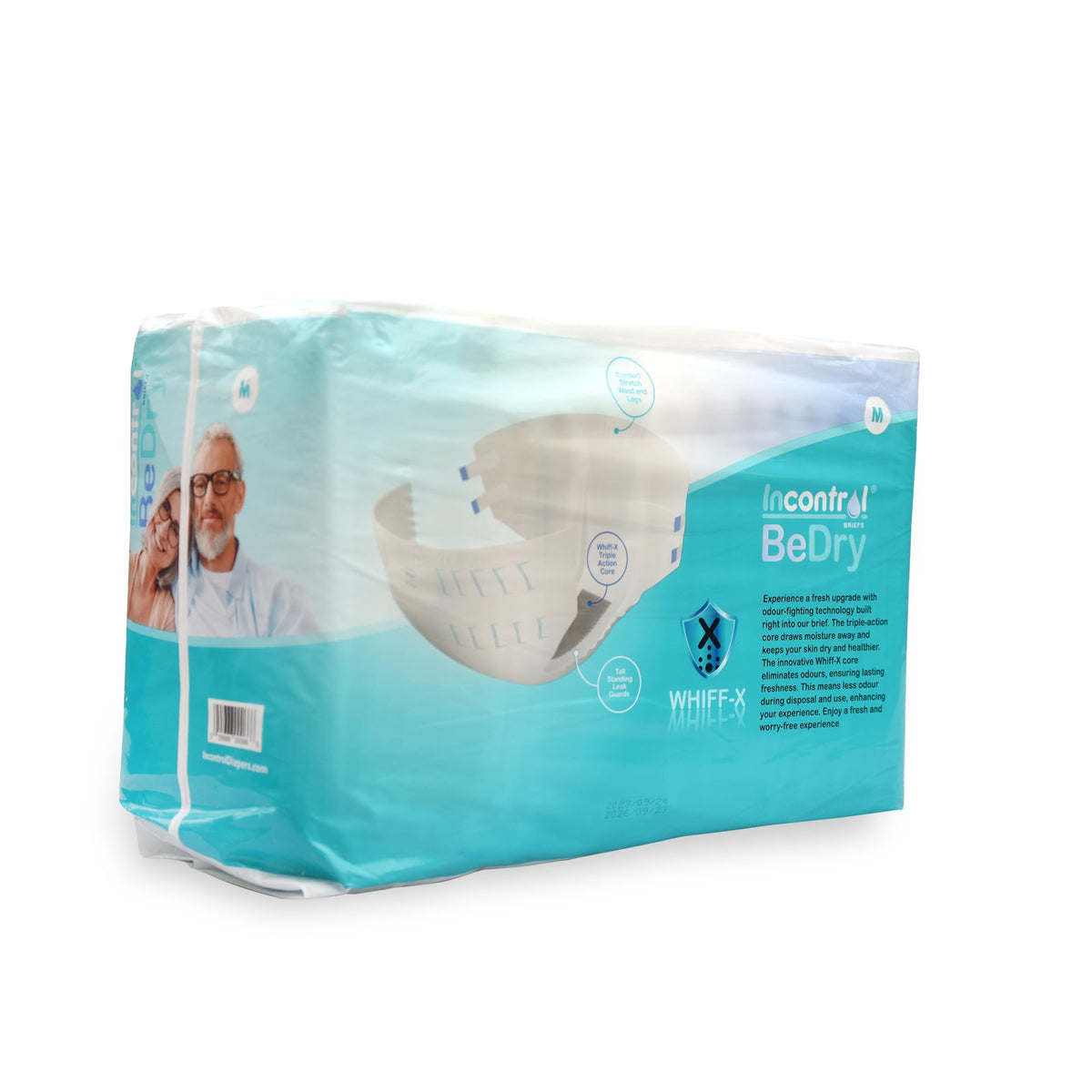 Medium 16 Count Maximum Absorbency Incontinence Briefs Q845