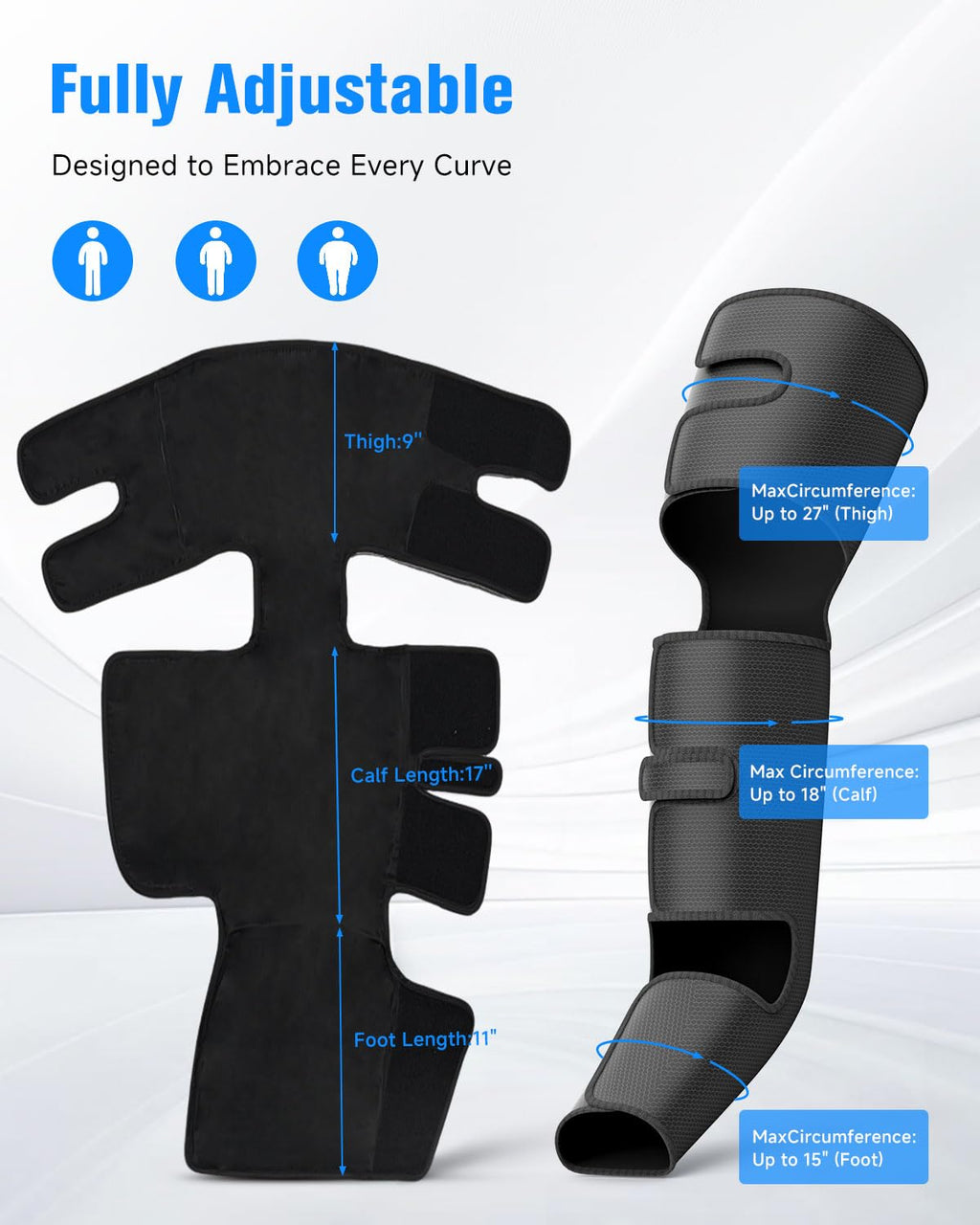 Black Leg Compression Boots L95828
