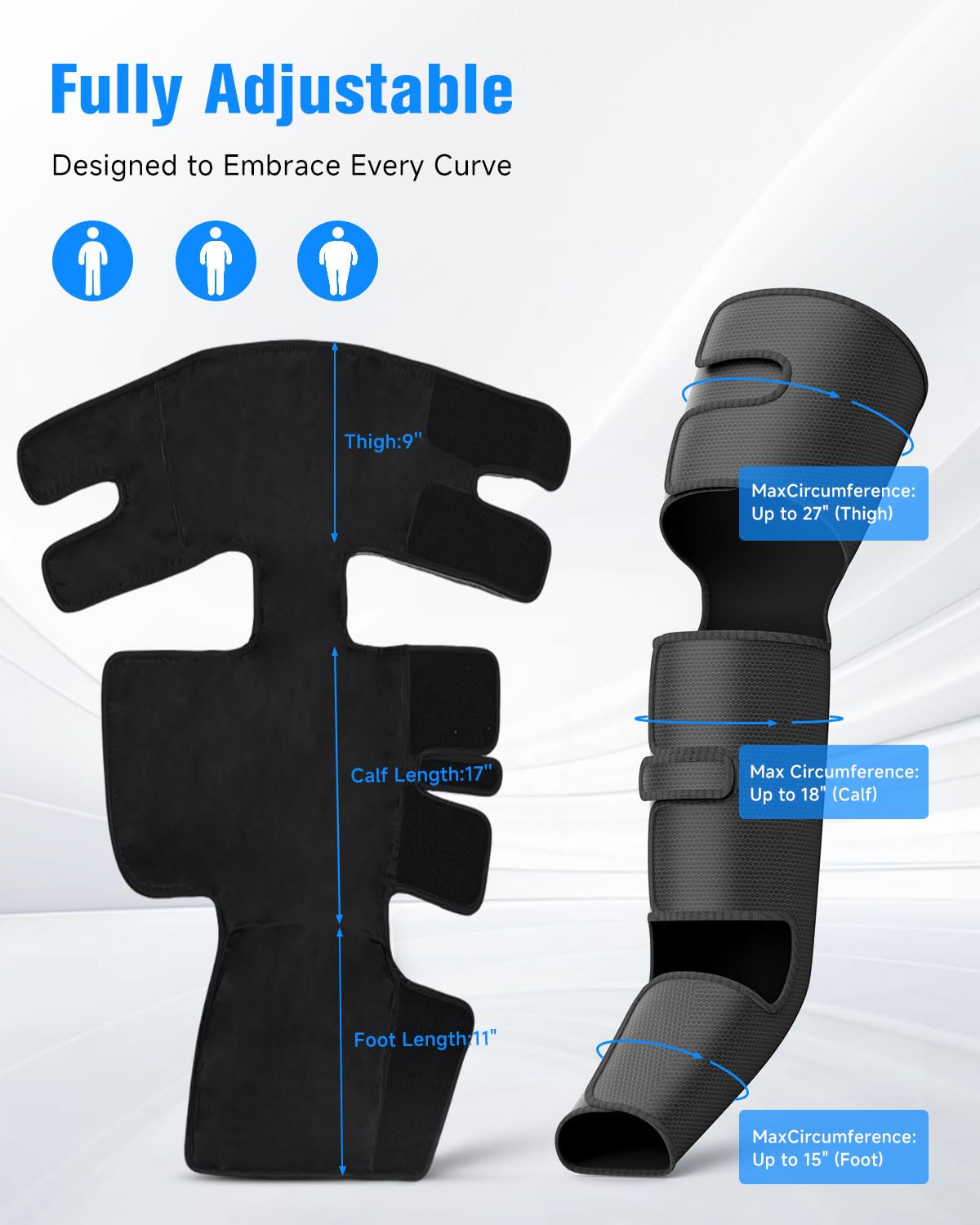 Black Leg Compression Boots L95828