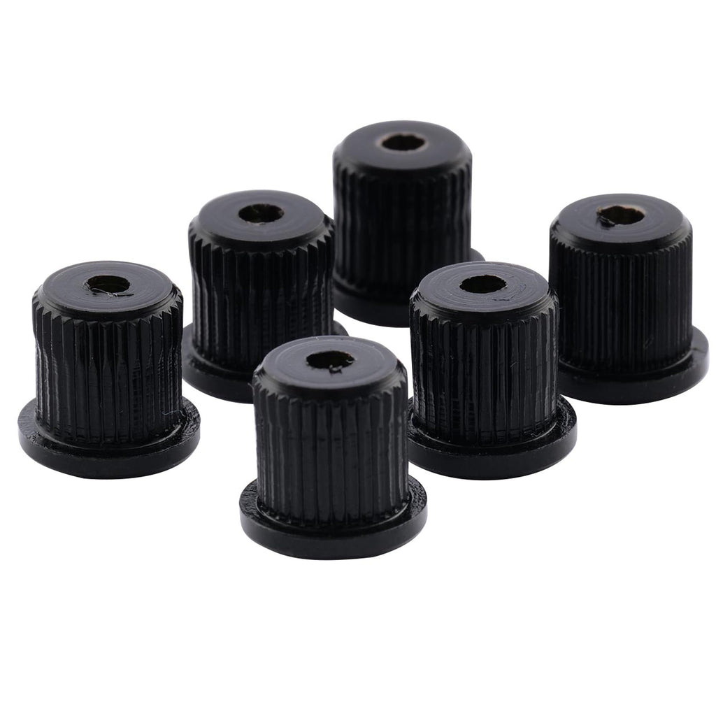 Guitar String Ferrules, Black (Set of 6) D833109